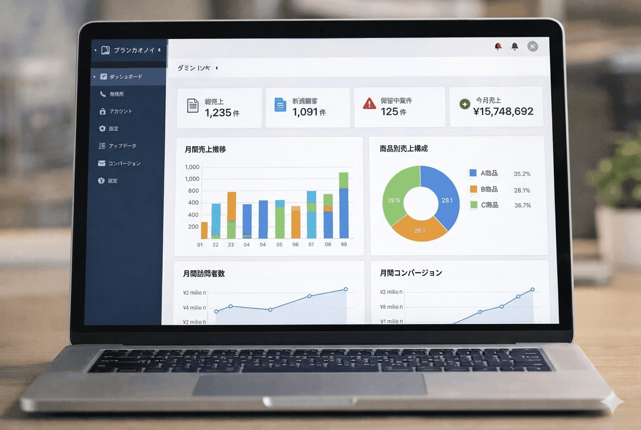 散らばったデータ（Box/Driveなど）を「連携→統合→可視化→通知」まで自動連携